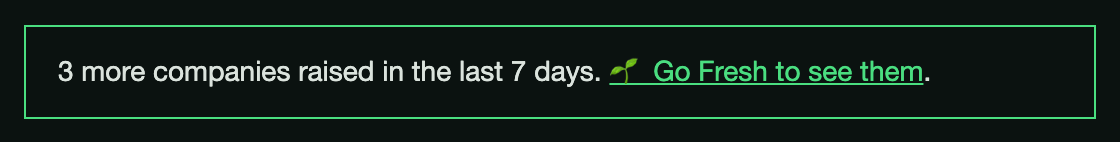 Old upgrade line with the sprout emoji